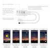 Led Strip 5050 Bluetooth Smart LED Strip Light Music RGB Diode Tape DC 12V Ambilight Neon Lamp For Room Party Christmas Decor  With EU Plug