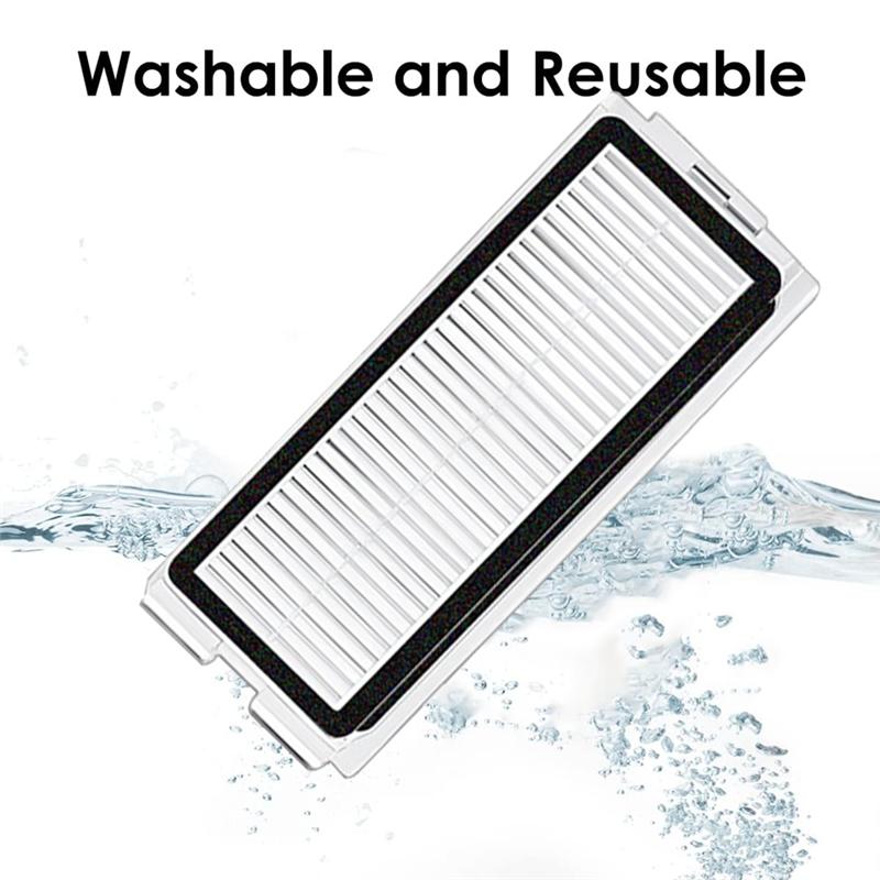 A78E-Replacement Hepa Filters For JONR P20 PRO/T5 Pro Robot Vacuum Cleaners-Washable Filter Accessories 6PCS