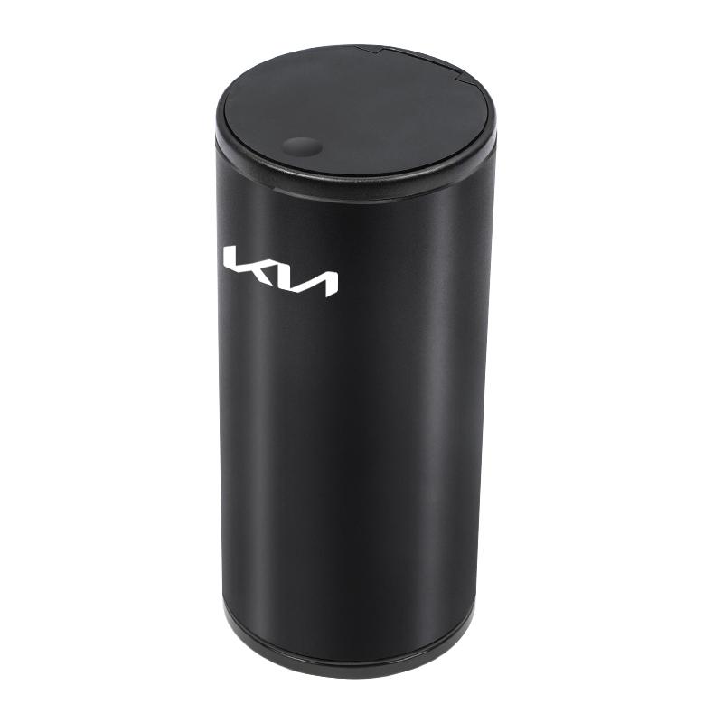 LRVA9 Car Trash Bin Ashtray Mini Auto Dust Organizer Rubbish Bag Garbage Can Container Storage Box For Kia Sportage Ceed Niro K7 K5 K8