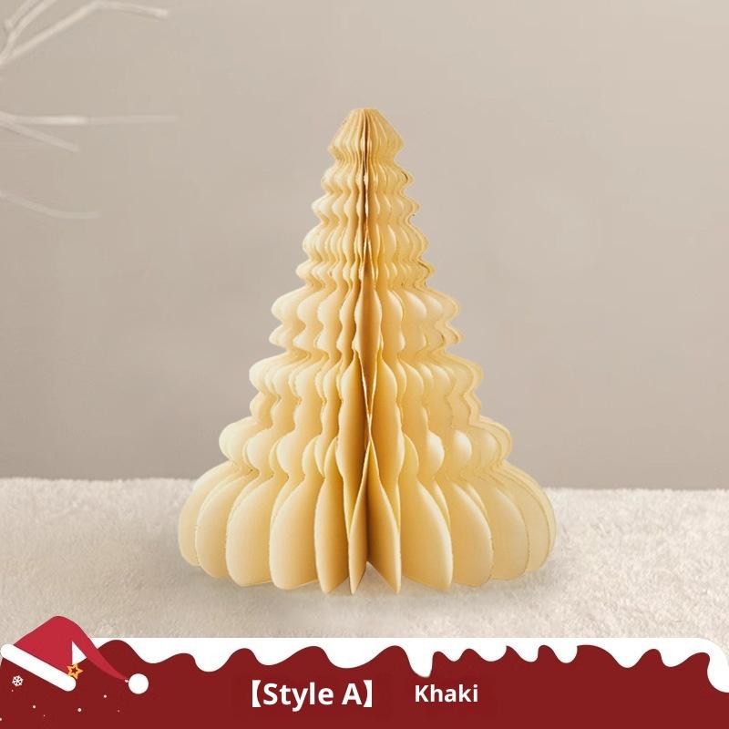 Большое елочное украшение 3D сотовый шар складная бумажная елка Navidad украшения настольный подвесной рождественский декор