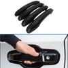 Chrome Gloss Black Door Handle For Dodge Ram Pickup 1500 2500 3500 4000 2009~2018 Carbon Fiber Exterior Car Accessories Stickers
