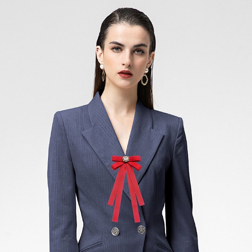 Простой узкий ленточный галстук-бабочка с бриллиантами в университетском стиле, галстук на шею, женский, мужской, аксессуар для формальной одежды