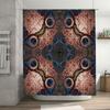 Kaleidoscopic Shower Curtain Unique Pattern Bath Decor for a Luxurious Touch in Your Bathroom! Pink Blue White Green 3D Printed