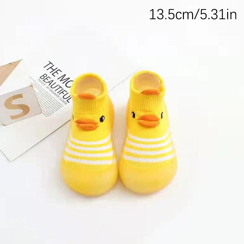 Мягкая детская обувь для малышей, детские туфли, носки-тапочки, детская обувь с рисунком, нескользящая резиновая подошва, детские туфли, мягкие вязаные