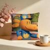 Stylish DDog Manied Cushion Cover Stylish Washable Pillow Cover Ideal for Couch Bedroom Car Decoration