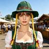 Модная плетёная шляпа для театральных представлений, мягкая шляпа-ведро для тематической вечеринки, конкурса костюмов, Октоберфеста, праздника