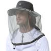 Bassdash Insect Wide Fishing Hat with Sunshade Cloth and Unisex Bug-Proof Hat, Repellent, Brim, Net,