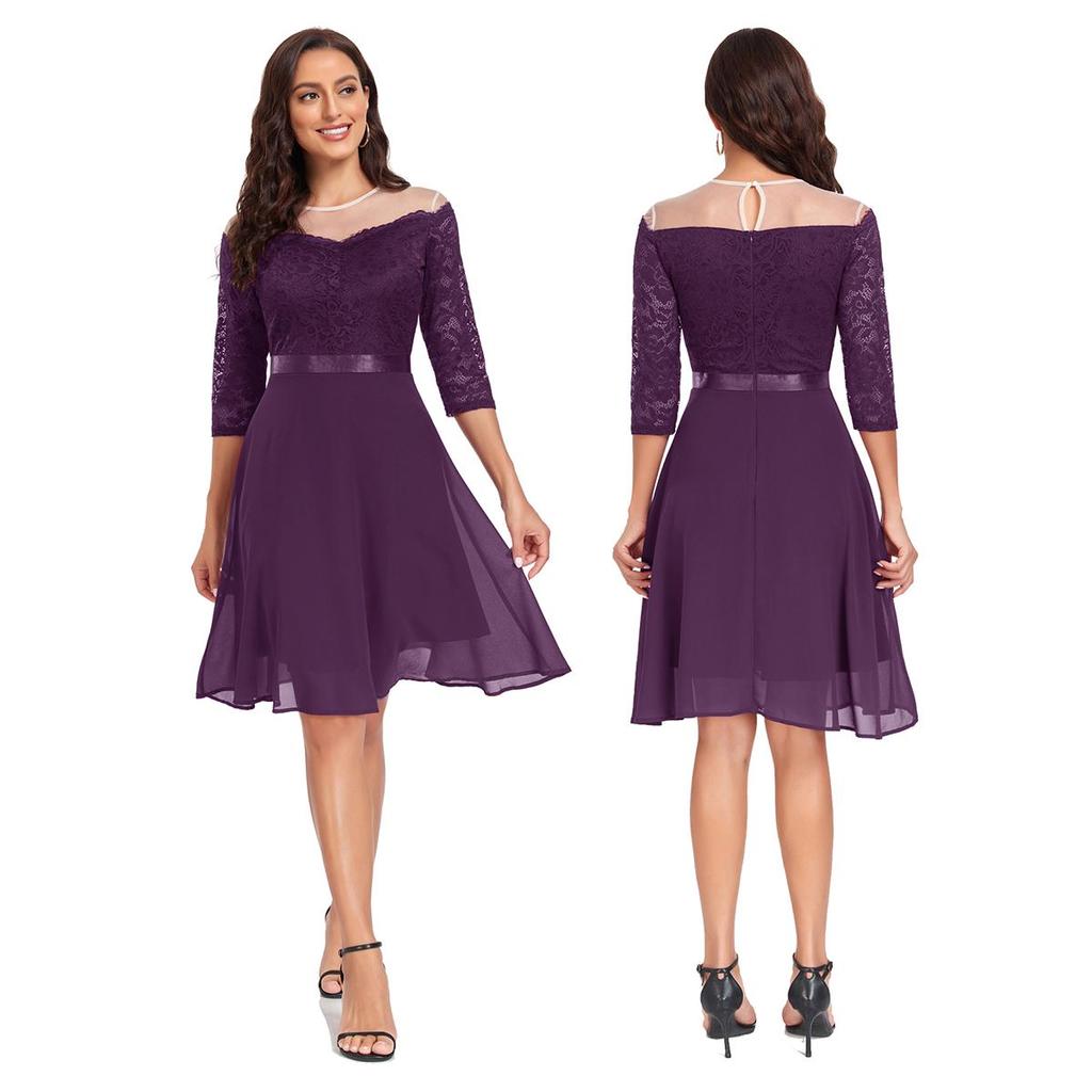 Женские платья с открытыми плечами, миди-трапеция, качели, коктейльное вечернее кружевное платье с поясом, шифоновые юбки, подружка невесты, свадебный гость, одежда для выпускного вечера