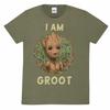 I Am Groot Unisex Adult Baby Groot Badge T-Shirt