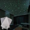 211/202 шт. 3D светящиеся наклейки на стену в виде звезды в горошек, наклейка для домашнего декора, детская комната