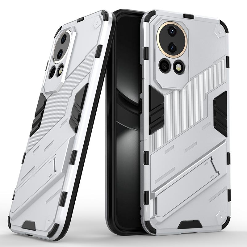 For Huawei Nova 12 12s 11 11i 9 SE Lite Pro Ultra Punk Armor Shockproof Bumper Rugged Rubberized PC Fitted Kickstand Case Stand Holder Cover Shell