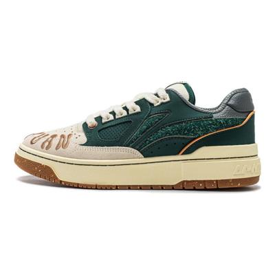 Li Ning Bad5 Rookie 2 легкие, высокопрочные, удобные, мягкие, низкие, кроссовки для скейтбординга, мужские кроссовки сочно-зеленого цвета ABCT065-1