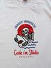 CODE I'M Crazy Surfing Artwork Print Oversized Short Sleeve T-Shirt White