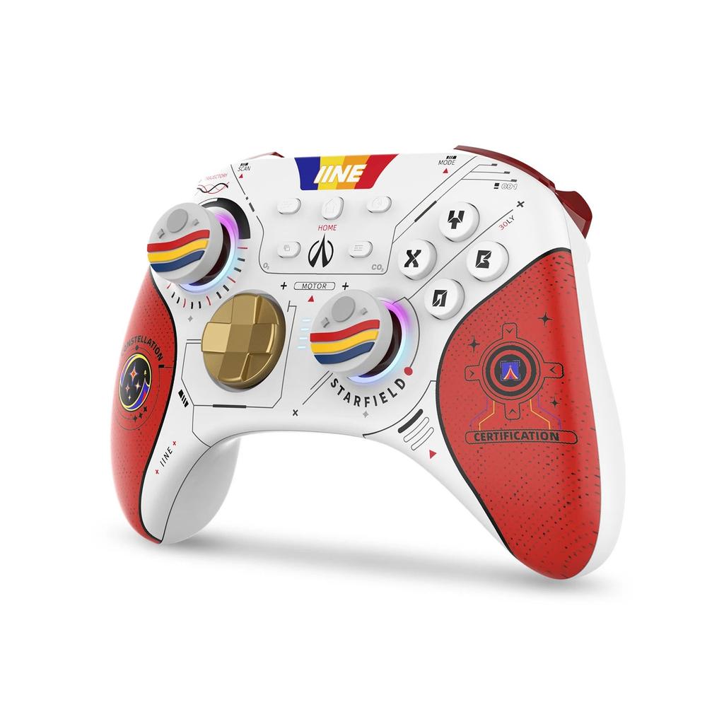 Беспроводной контроллер Switch Pro с джойстиком/триггером на эффекте Холла, (Нет дрейфа) для ПК/Switch/Телефона, Геймпад с NFC/Датчиком движения/Макро/Турбо/Вибрацией