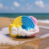 Bath Bomb Cloud Shaped Mango Scented Foaming 95g