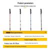Lu Rui Ying 3-Section Aluminum Alloy Shock-Absorbing T-Handle Trekking Pole