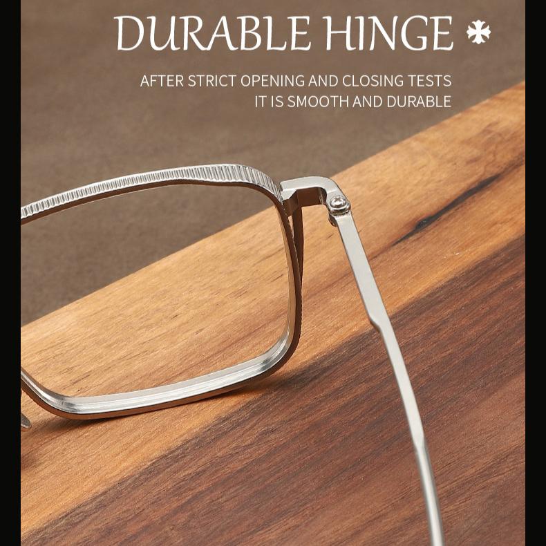 Металлическая оправа Оправа для очков для близорукости Анти-синий Плоское зеркало