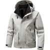 Men Spring Autumn Windbreaker Waterproof Jacket Coats Male Outdoor Softshell Zip Up Hooded Jacket Hiking Camping Coats