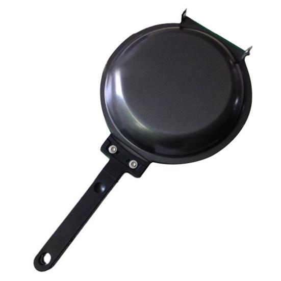 Двусторонняя сковорода для блинов с крышкой, антипригарное покрытие, двусторонняя сковорода для идеальных блинов из нержавеющей стали