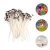 100PCS DIY Candle Wick Natural Soy Wax Candle Wicks Smokeless Handmade Aromatherapy Materials