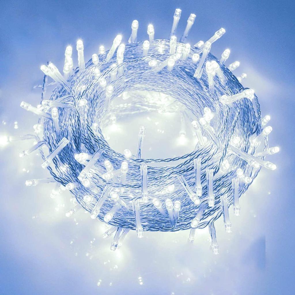 36 Ft White LED Pixel String Lights Bright Decorative Copper Wire Fairy Lights for Diwali, Christmas, Wedding, Party & Home Decoration| Pack of 2