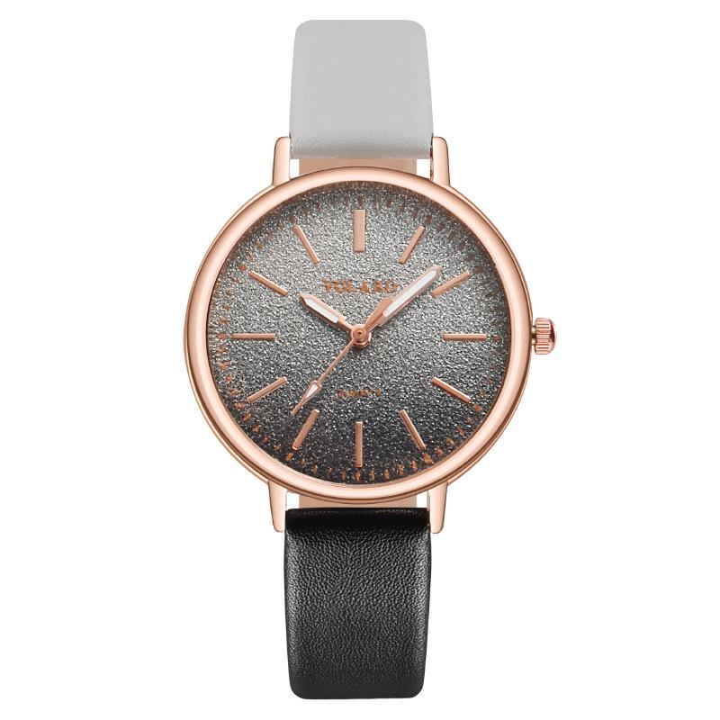 JYL Children's Watch Fashion Cartoon Colorful Leather Strap