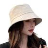 Хлопковая шляпа-ведро для женщин, модный легкий головной убор для летнего пляжного отдыха