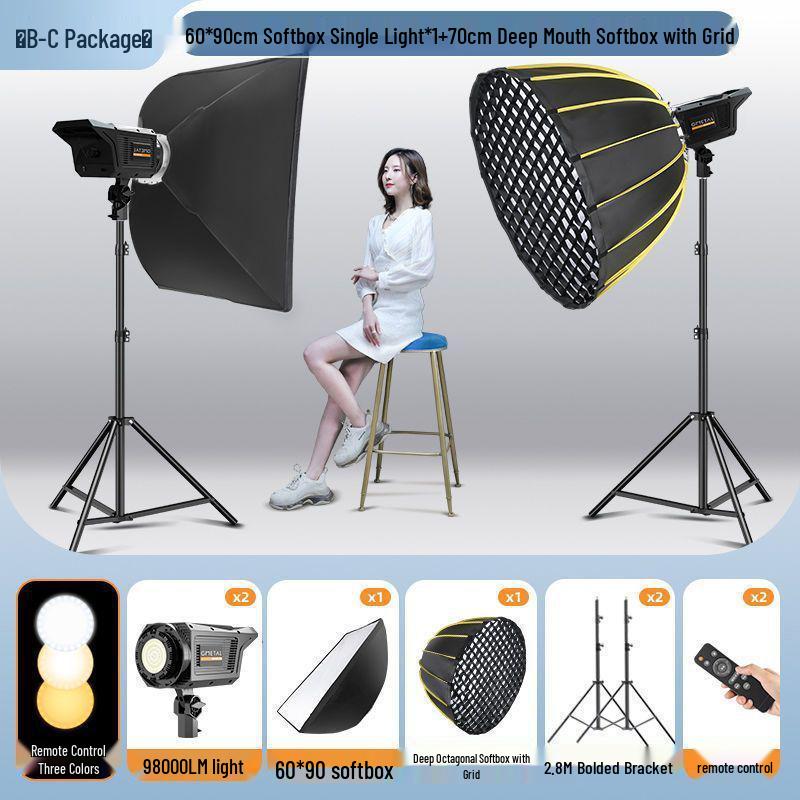 Professional Soft Light Parabolic Grid for Live Streaming and Beauty Anchors