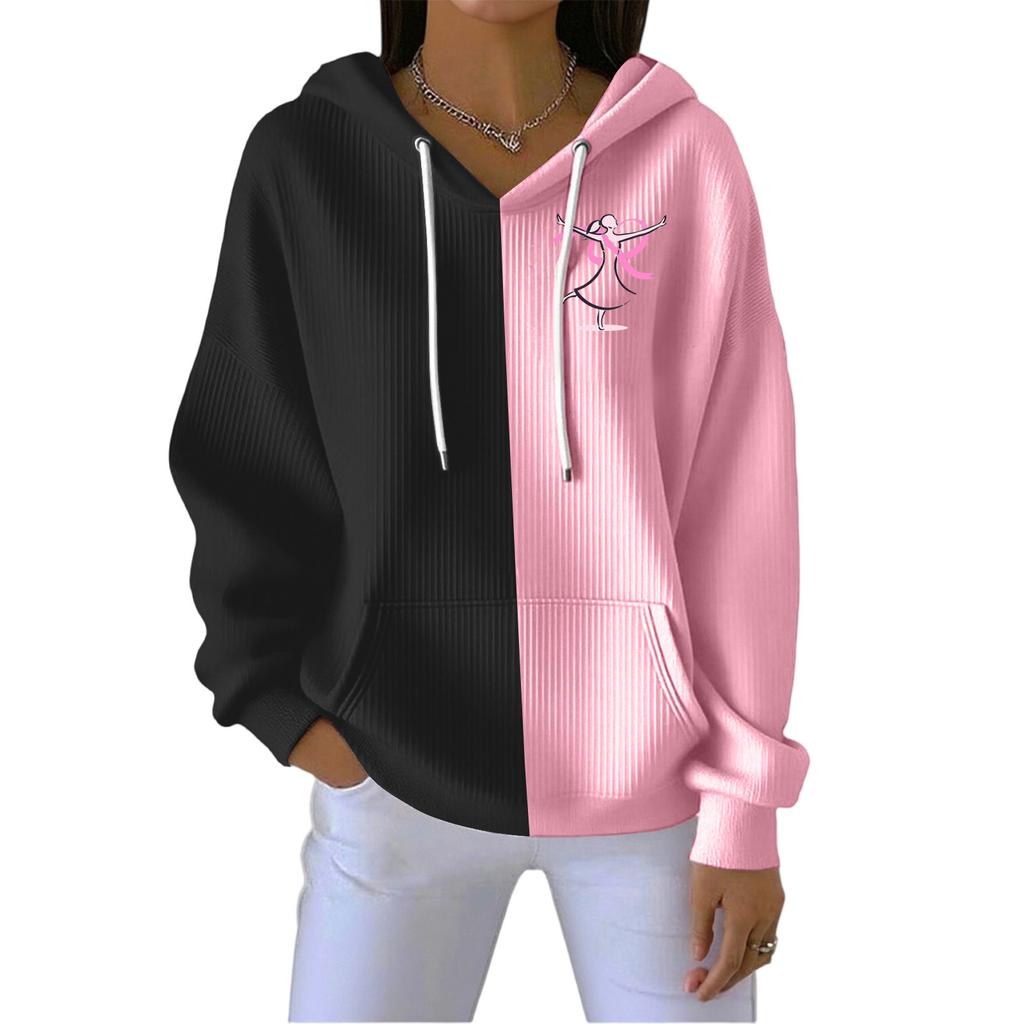 Women's Fashion CasualAngel Printed Pullover Sports Long Sleeve Sweatshirt