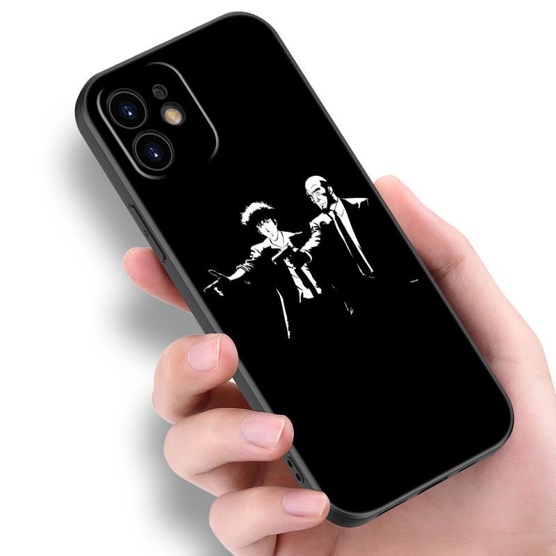 Чехол для телефона «Космический ковбой Бибоп» для Apple iPhone 14 13 12 Mini 11 Pro Max 7 8 XR X XS 7 8 Plus SE 2020 2022, черный мягкий чехол
