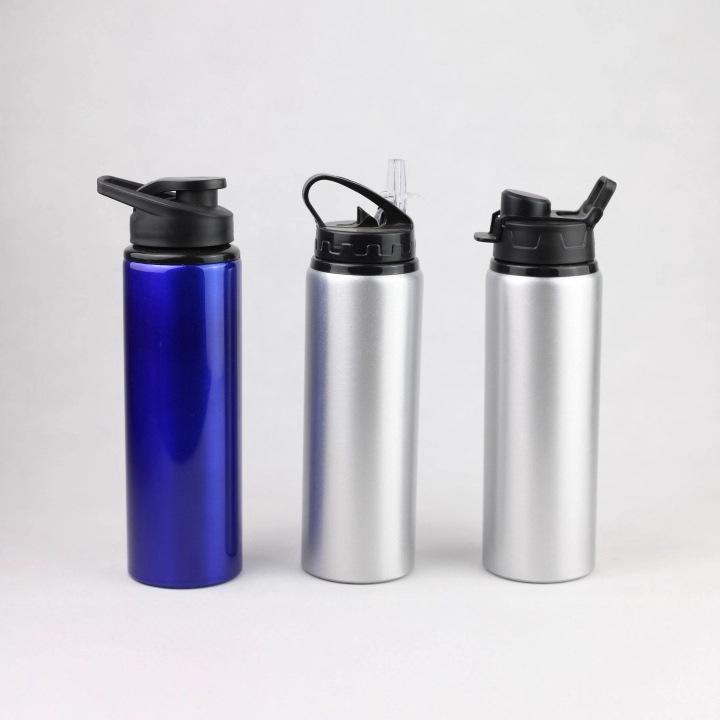 Aluminum Wide Mouth Sports & Camping Water Bottle - Paintable, Outdoor Portable Cycling Cup