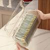 Acrylic Coffee Capsule Storage Box Flip Top Cosmetic Brush Organizer Tea Bag Storage Box  for Home