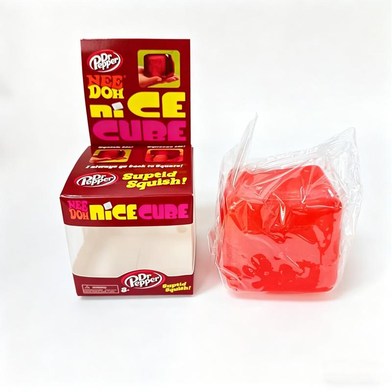 Schylling NeeDoh Nice Cube Сквиши Медленно Возвращающий Форму Шарик от Стресса Игрушка-Антистресс Снятие Стресса Тревожность Сенсорная Игрушка для Детей и Взрослых