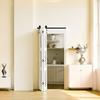 Bifold Barn Door, 914 x 2134 mm, MDF with Tempered Glass Bi-Fold Sliding Closet Doors, Hardware Kit Included, Space-Saving Design, Pre-Assembled