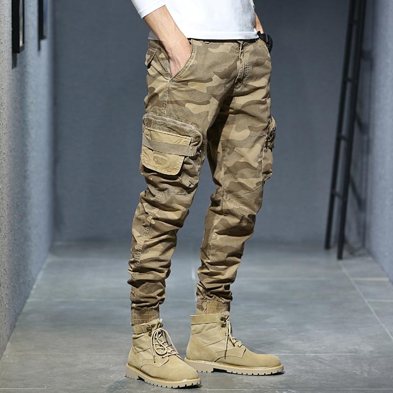 Joggers Cargo Pants Men Casual Multi Pocket Male Trousers Sweatpants Streetwear Tactical Camouflage Pants