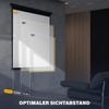 Projector Screen 178 x 178 cm 99 Inch 1:1 HD 4K Projection Screen for Home Cinema Office Presentations