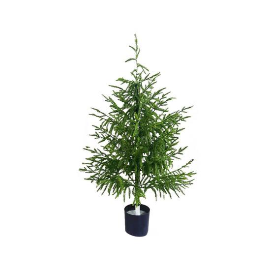 Искусственная сосна Норфолк Реалистичная Искусственная Комнатная Рождественская Елка в Горшке для Прихожей Гостиной