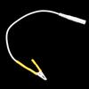 20pcs / bag Clip Electrode Lead Wires Cable for TENS Unit Physiotherapy Machine Yellow