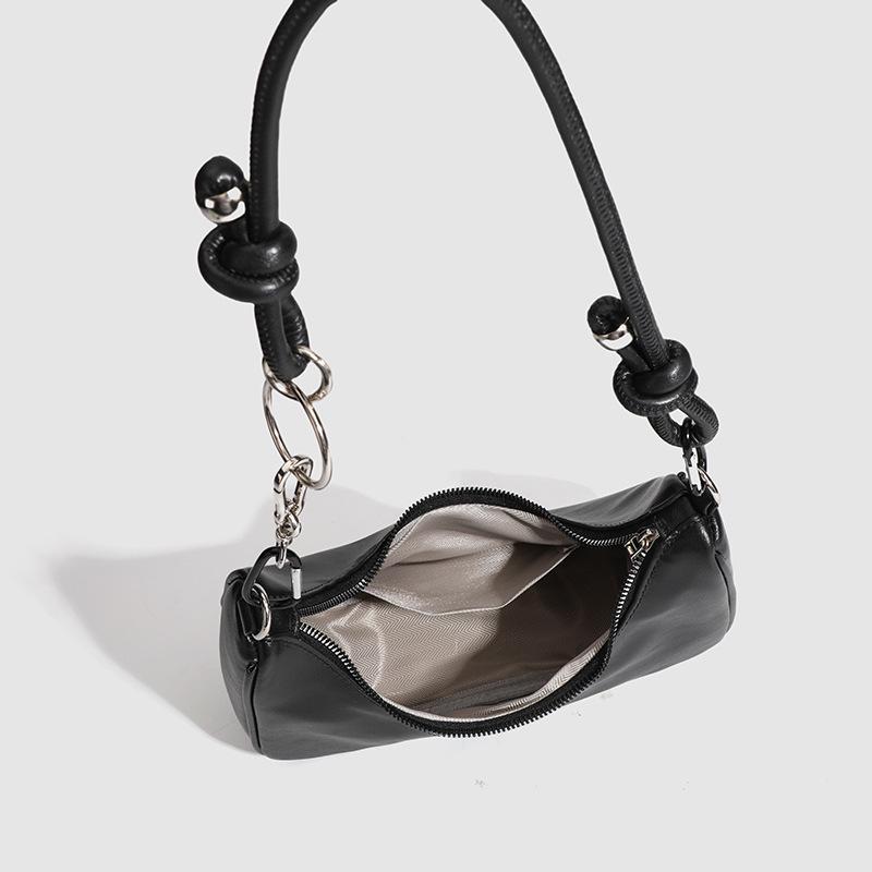 Women's 2025 Spring/Summer Fashion Textured Underarm Bag - Versatile Single Shoulder Dumpling Bag