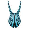 Swimwear For Women Tummy Control Women Large Size Swimwear Figure Shaping U Neck Striped Print Sports Swimsuits Woman 2025