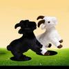 Cute New Little Goat Plush Doll Stuffed Toy Cross-border Hot Sale Black And White Sheep Zodiac Sheep Wholesale