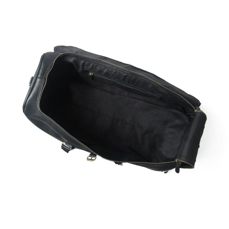 Сумка-даффл выходного дня из кожи Full Grain - Отделение для обуви