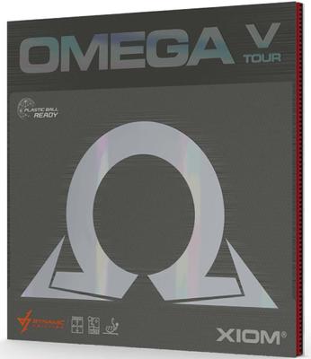 XIOM Накладная резина для настольного тенниса с мягкой спинкой Omega 5 Tour DF Красная 10211 2.0