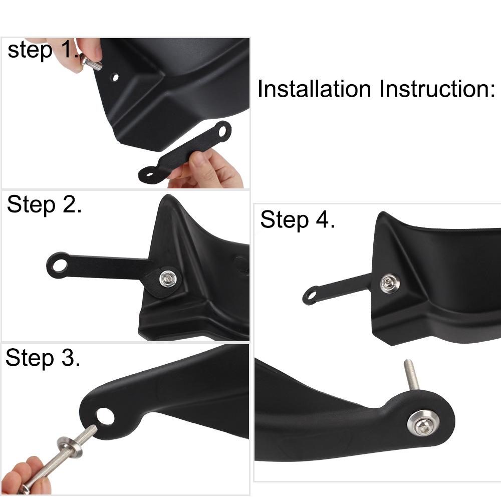 Защитные поручни для Honda NC750X NC700X 2018 2019 2020, лобовое стекло руля, защита рук мотоцикла NC750S DCT 2012 2013 2014 2017, защита из АБС-пластика