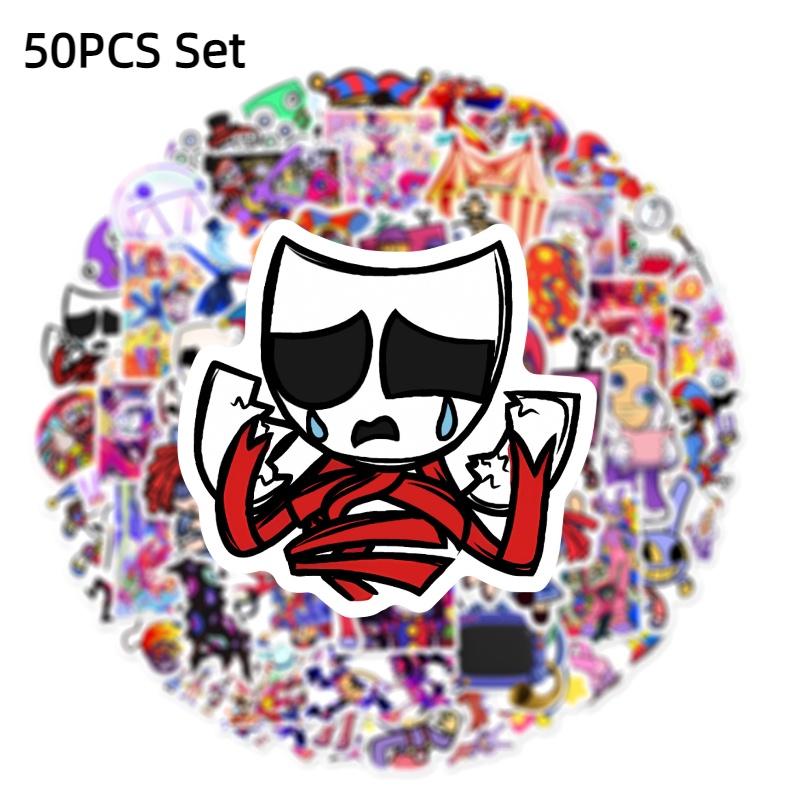 Набор из 50 штук удивительных наклеек "Цирк"! Декор для ноутбука, чемодана, личного дневника