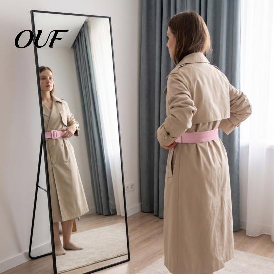 Fashionable Waist Strap for Jackets Women Windbreaker Belt, Trench Coat 63 Inch Replacement Fabric Adjustable Belt Slim Fit Look Solid Color