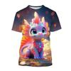 3D Cool Dragon Printed T Shirt Children Fashion Streetwear Tee Shirts For Men Unisex Harajuku Short Sleeves Cute Clothes Top