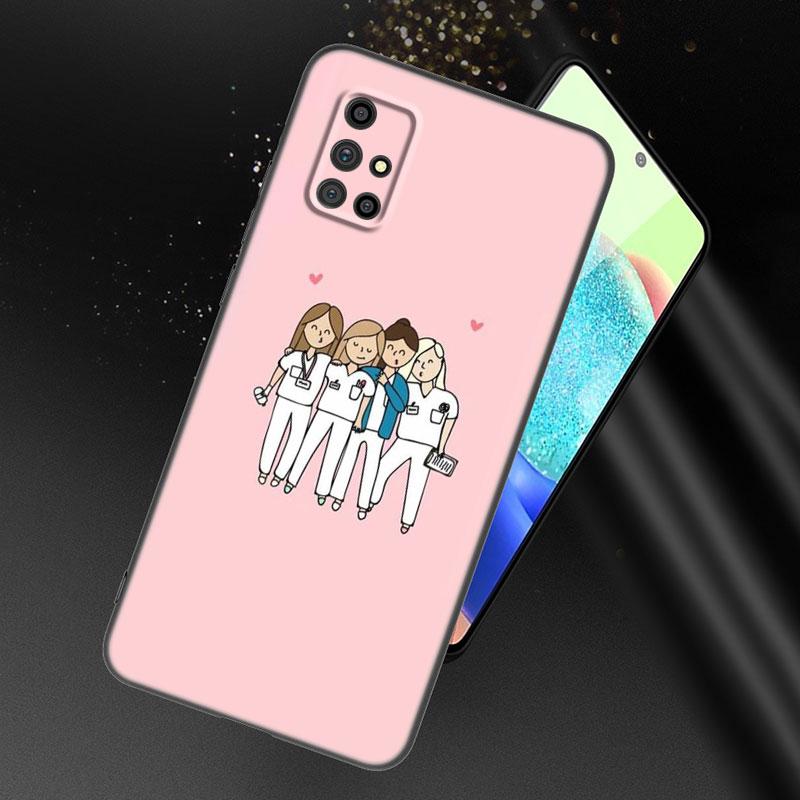 Nurse Medical Medicine Health Heart Case For Samsung A21 A30 A50 A52 S A13 A22 A32 A33 A53 A73 5G A11 A12 A31 A51 A70 A71 A72