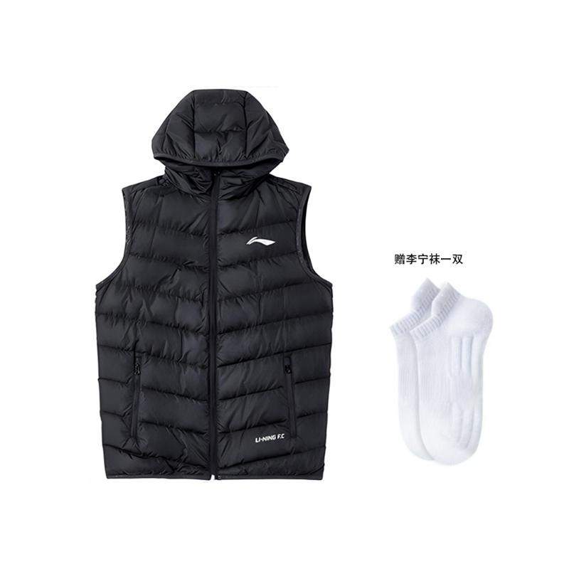 Мужские пуховые жилеты Li Ning с капюшоном Средняя толщина AMRR079-1