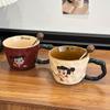 Cute Nezha Ceramic Mug Girl Birthday Gift Cup Souvenir Couple Water Cup Office Home Dormitory